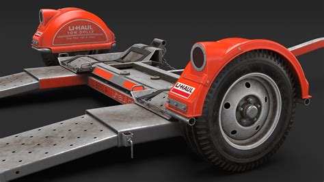 Dirt U-Haul Axle Tow Dolly 3D Model $59 - .max .3ds .blend .c4d .fbx .ma .lxo .obj - Free3D