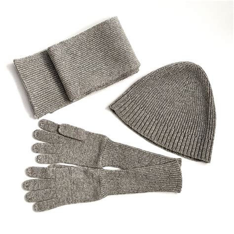 Cashmere Scarf. Hat And Gloves Gift Set By LuLLiLu | notonthehighstreet.com