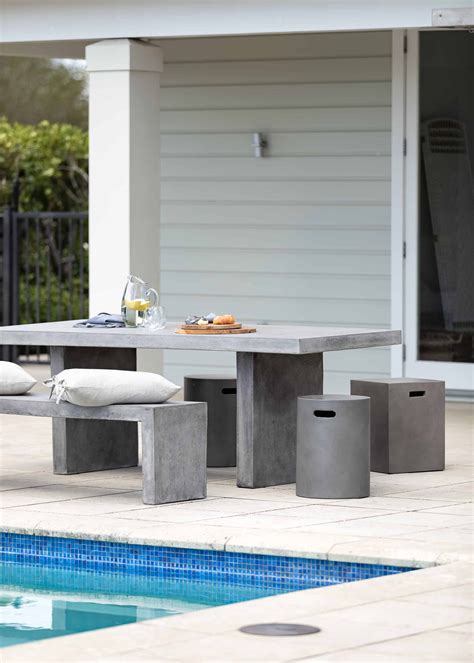 Outdoor Concrete Table For Sale Victoria at Brittany Moya blog