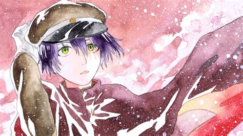 Download wallpaper 2560x1440 guy, cap, watercolor, anime widescreen 16: ...
