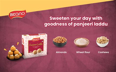 Bikano Panjeeri Laddu Spl, 400 : Amazon.in: Grocery & Gourmet Foods