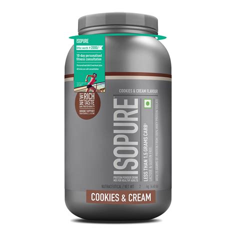 Isopure 2 kg Cookies & Cream + Isopure 100% Creatine Monohydrate Micro