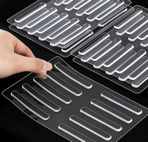 20 Pcs Wall Protector from Chair Back, Bumper Sticker Clear Wall ...