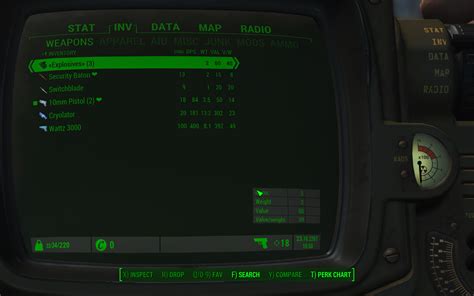 Image result for Fallui Inventory Interface