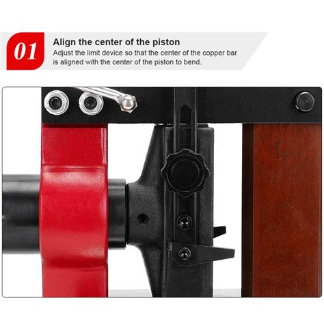 GMKD Hydraulic Busbar Bender, Bus Bar Bending Tool for Copper/Aluminum ...