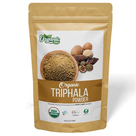 Buy Organic Zing Presents Organic Triphala Powder – Sundried Amla ...