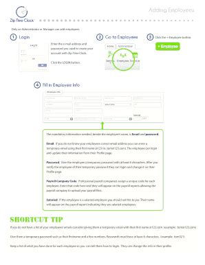 Fillable Online Adding Employees Fax Email Print - pdfFiller