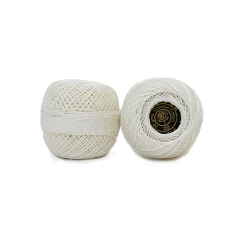 Buy Off White & Other Colors of Cotton Threads for Crochet at Wholesale ...