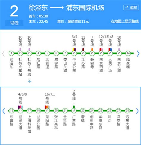 2019上海地铁各线最全首末班车时间表- 上海本地宝