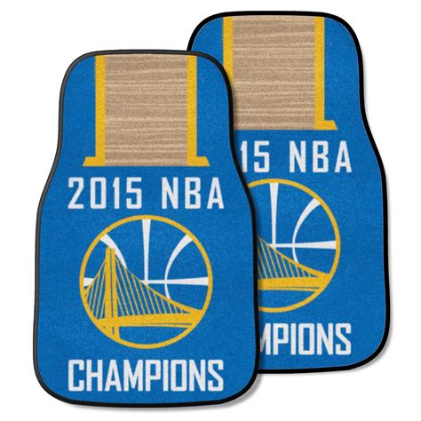 Mustang Carpet Front Floor Mats with Golden State Warriors 2015 NBA ...