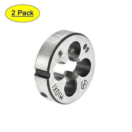 M10 X 1 Metric Left Hand Round Dies, Machine Thread Dies, 30mm OD Round ...