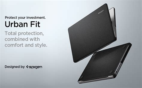 Spigen Urban Fit Designed for MacBook Pro 16 inch Hard Shell Case A2780 ...