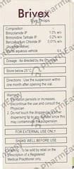 Brivex Bottle Of 5ml Eye Drops: Uses, Side Effects, Price & Dosage ...