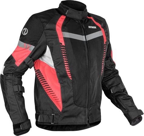 Rynox Tornado Pro 4 Riding Jacket (Black Hi-Viz Green, L) Men's ...