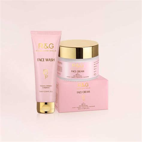 Rose And Gold Face Wash, Serum, Cream