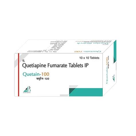 QUETAIN-100 Tablets Enrico Pharmaceuticals
