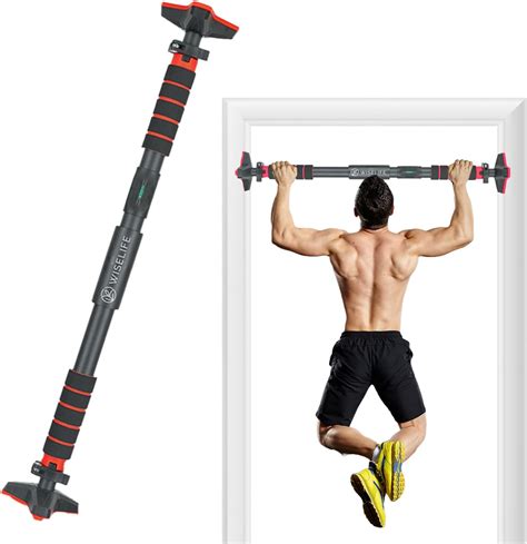 Athmonk No Screw Pull Up Bar Rod for Home Door Mounted - Hanging ...