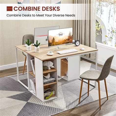 Small White Computer Desk 的图像结果