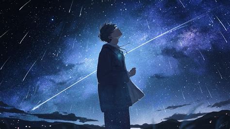 Anime background | Boy 4k, Anime wallpapers, Sky