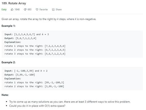 Rotate Array LeetCode 的图像结果