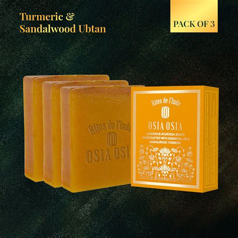 Turmeric & Sandalwood Ubtan Pack of 3 – Osia Osia