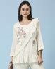 Buy Off White Kurtis & Tunics for Women by YOELLA Online | Ajio.com
