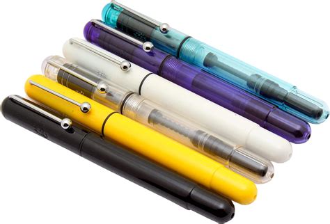 Ledos Set Of 6 Jinhao Student Mini Fountain Pens Set With Steel Ball ...