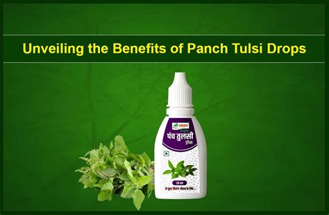 Panch Tulsi Drops - Uses and Health Benefits in various Diseases