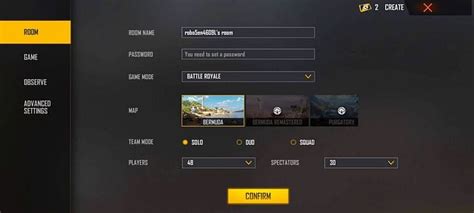 How to create a custom room in Free Fire easily
