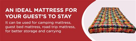 Deevine Craft 5-Inch Thick Soft Cotton Quilt|Foldable Queen Size Box ...