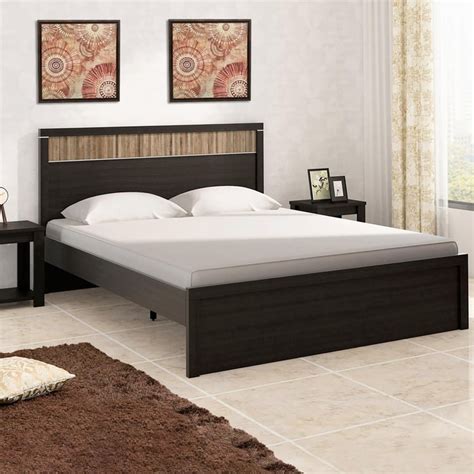 Buy Helios Malta King Bed - Brown from Helios by Home Centre at just ...