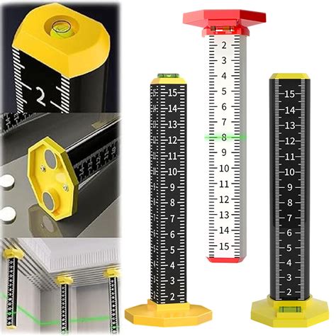 Lightweight Steel Leveling Tool | Precision Ceiling Leveling Ruler ...