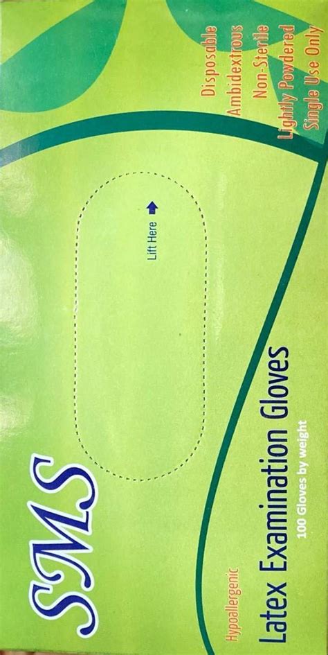 SMS Latex Disposable Hand Surgical Gloves 100 nos : Amazon.in ...