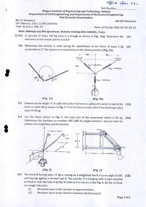 UES009 - these are the class notes of thapar institute of engineering ...