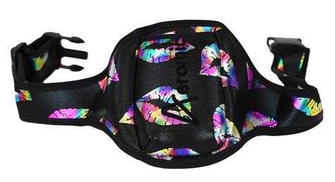 Aeromic Standard Special Edition Mic Belt - Rainbow Lips Foil - Black ...