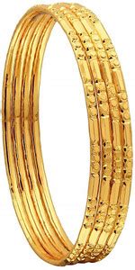 CUTE GOLD Copper Gold-plated Bangle Price in India - Buy CUTE GOLD ...