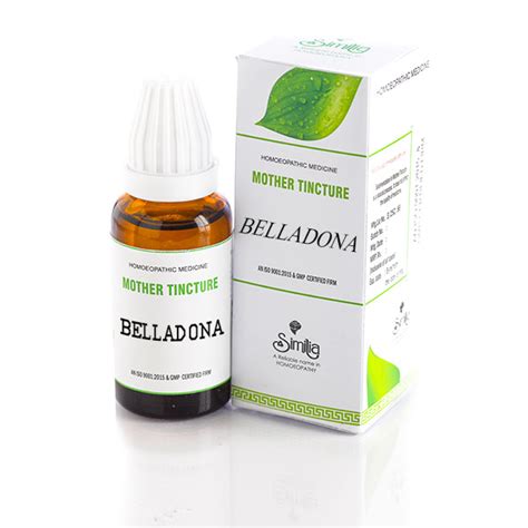 SIMILIA INDIA MOTHER TINCTURE BELLADONNA