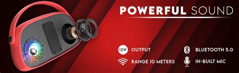 Florid Star 11 Portable Bluetooth 5.0 Wireless Speaker | 12W Output ...
