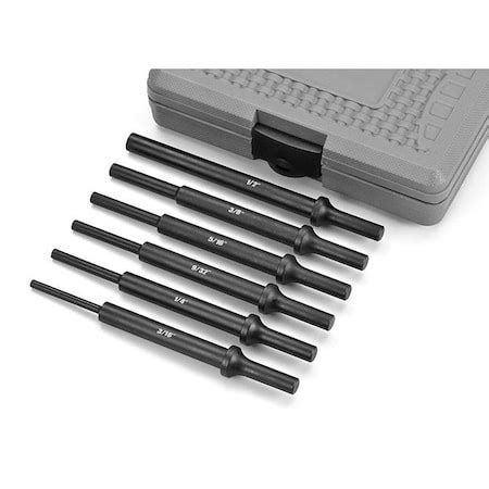 Atd Tools ATD 6-Piece Extra Long Air Hammer Drift Set 5736 | Zoro