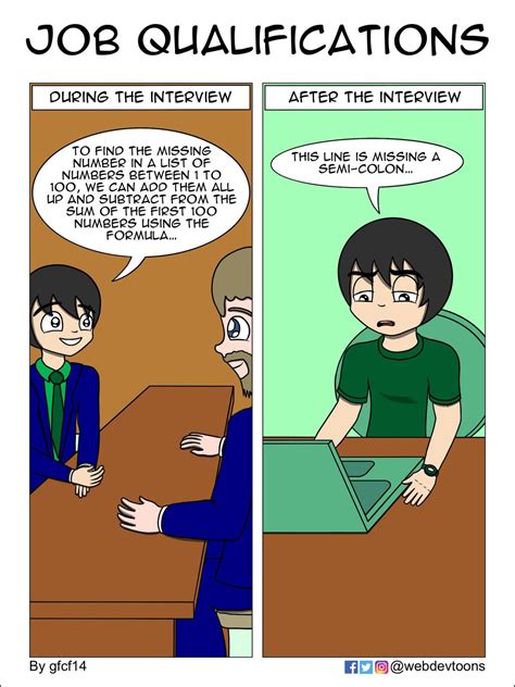 [OC] Job Qualifications : r/comics