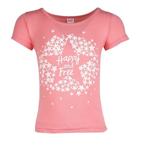 Buy VMart Girls Printed Round Neck T-Shirt at Amazon.in