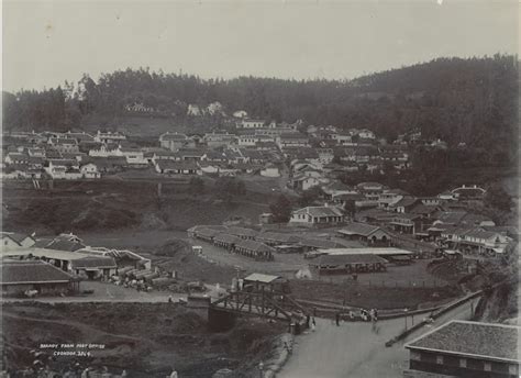View from from Post Office, Coonoor, Tamil Nadu - 1890's - Old Indian ...