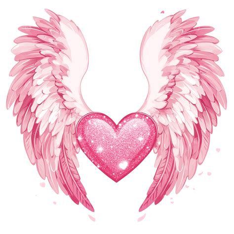 Heart Design With Wings