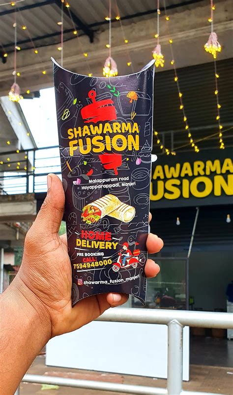 Menu at Shawarma Fusion, Manjeri