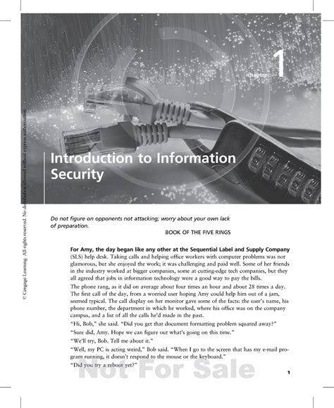 Unit 1 notes - chapter 1 Introduction to Information Security Do not ...
