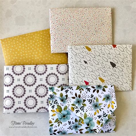 Designer Envelopes - Handmade by Fiona