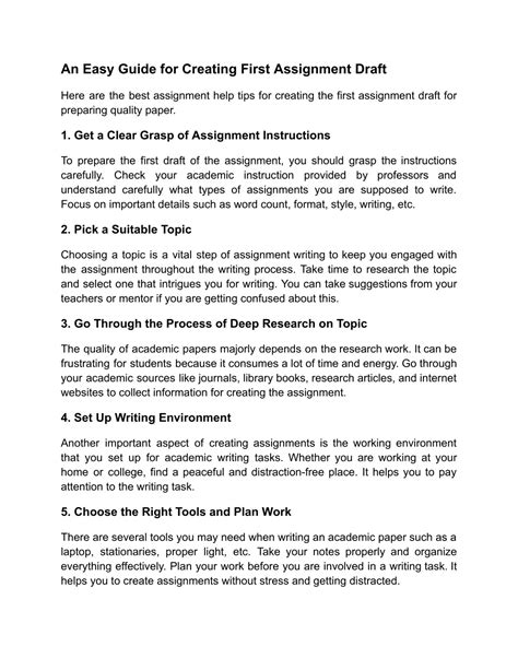 Image result for Draft Assignment