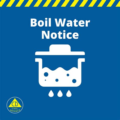 Boil Water Notice (CD Logo)