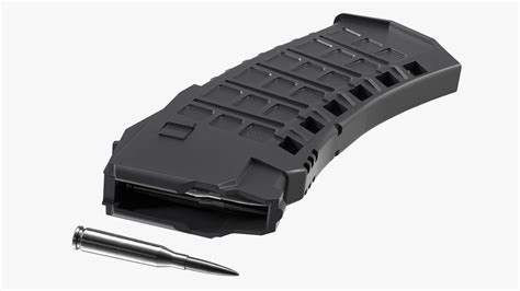 Silenced Kalashnikov Firearm AK-12 3D model | 3D Molier International