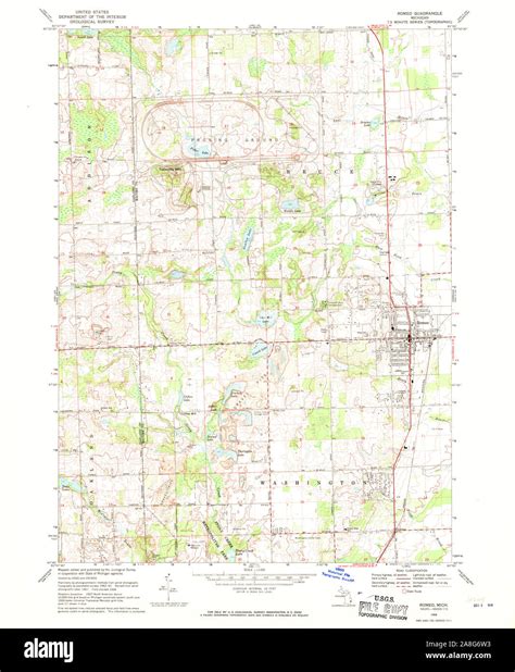 Romeo Michigan On Map at Tonya Barnes blog